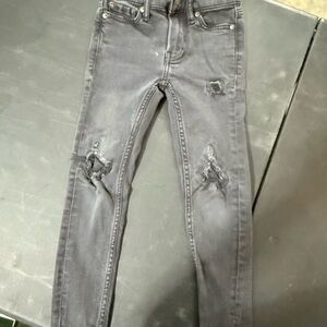Abercrombie Kids Super Skinny Jeans in Dark Gray